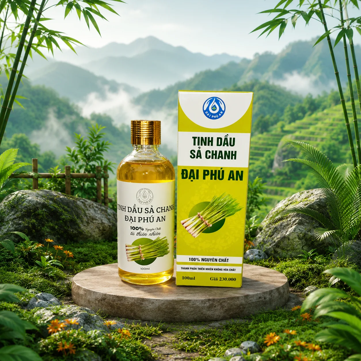 Tinh dầu sả chanh Đại Phú An