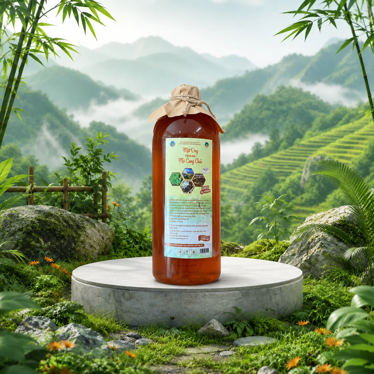 Mật ong hoa tự nhiên Mù Căng Chải
