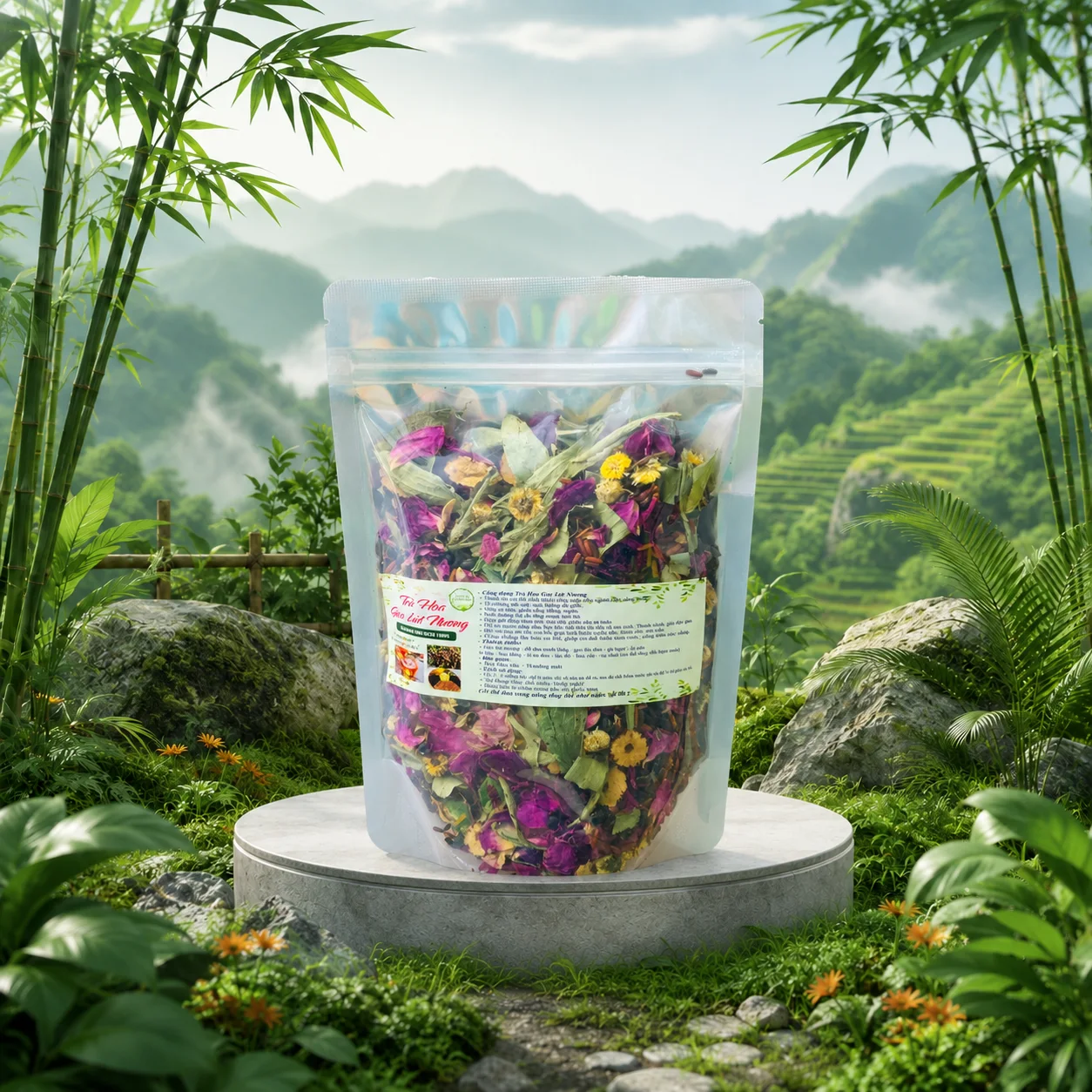 Trà Hoa Gạo Lứt Nương
