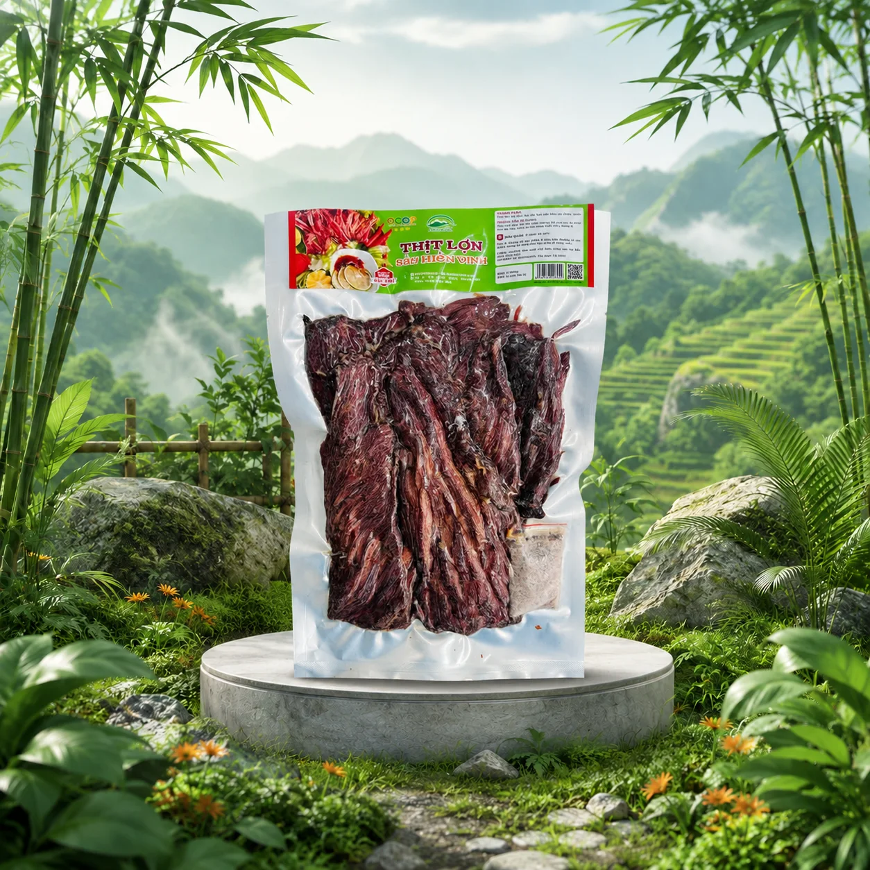 Thịt lợn sấy Tây Bắc