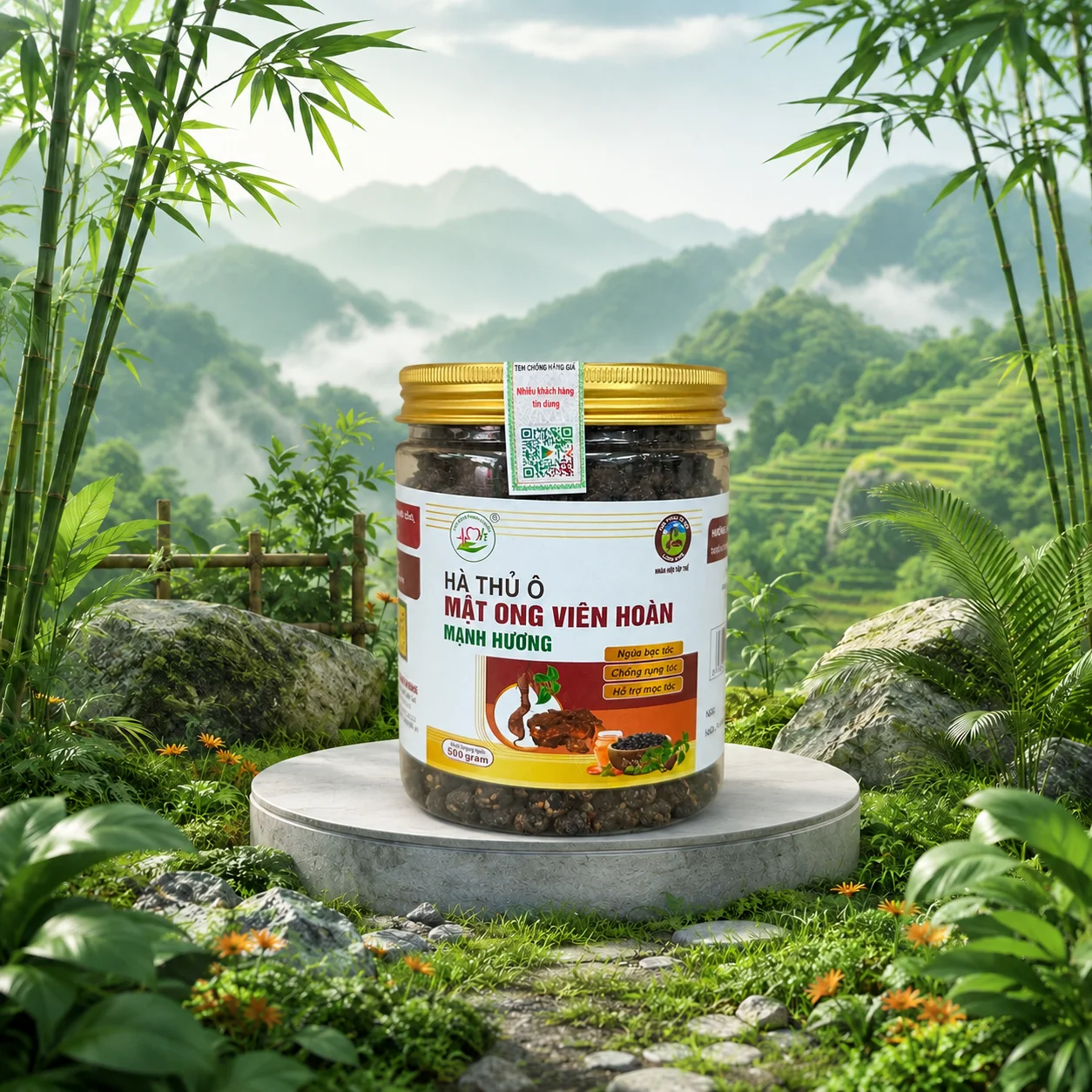 Hà thủ ô mật ong viên hoàn